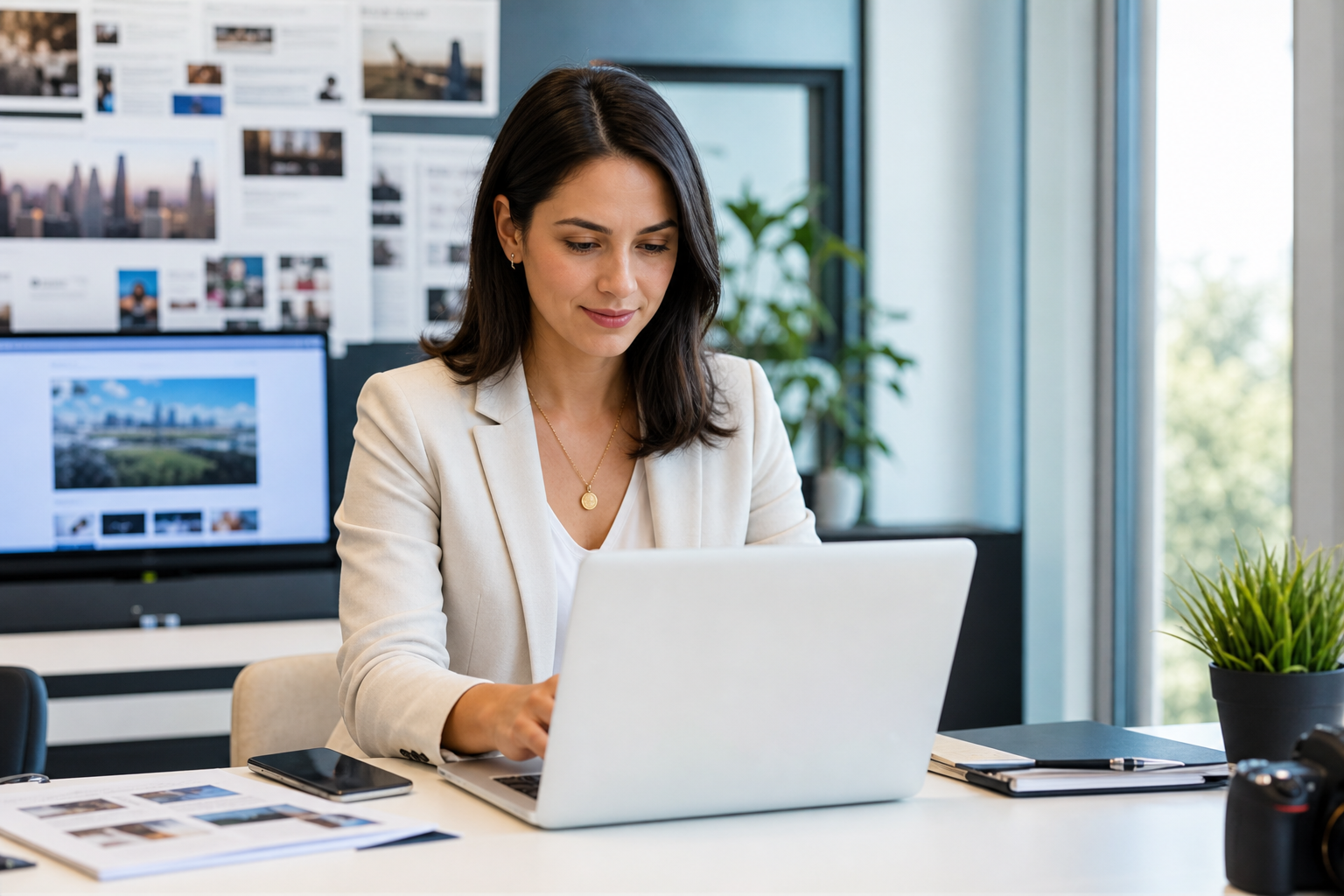 Digital public relations strategy dashboard for corporate reputation