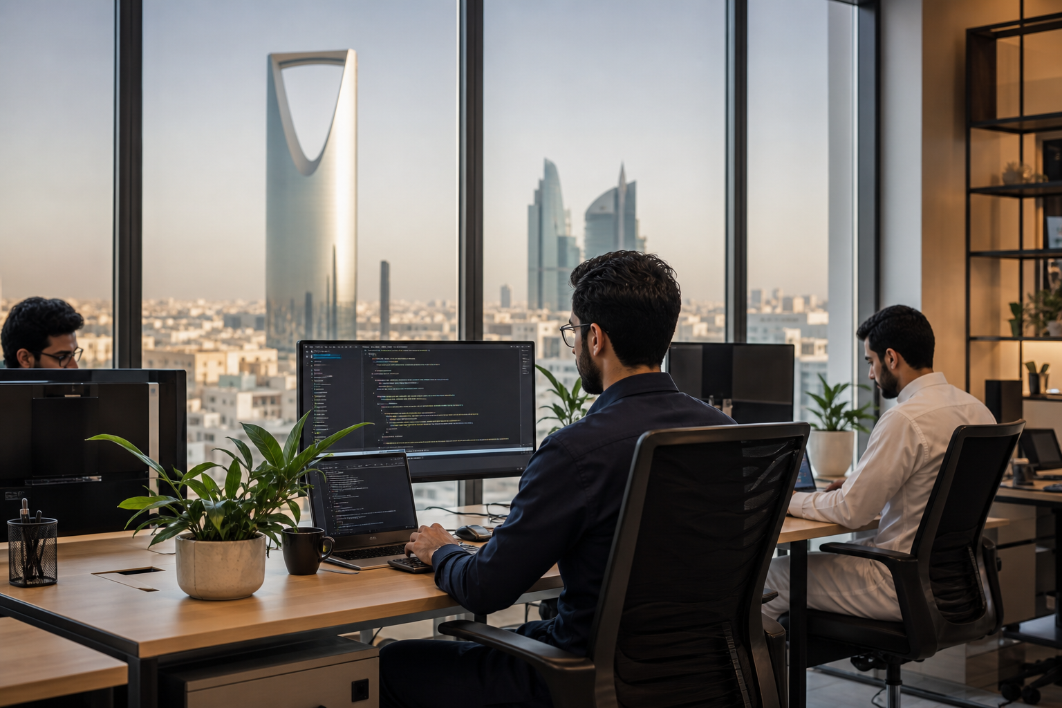 Web development strategy session for Saudi market websites